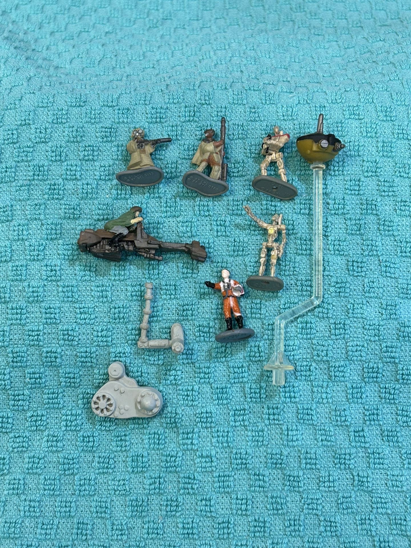Star Wars Micro Machines MINI action figures x 7