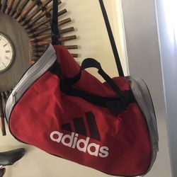 Adidas Red Duffle Bag