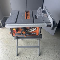 Ridgid 10” Table Saw
