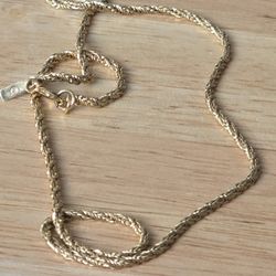 Monet Gold Tone Chain.