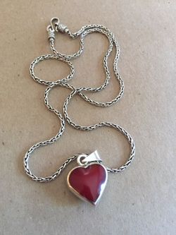 Silver necklace