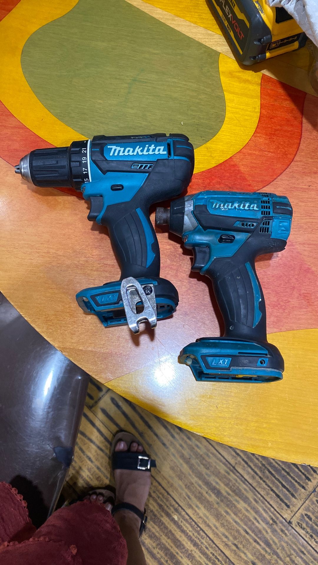 Makita Drill Set And Flashlight