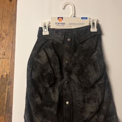 Top Paw Black denim jacket
