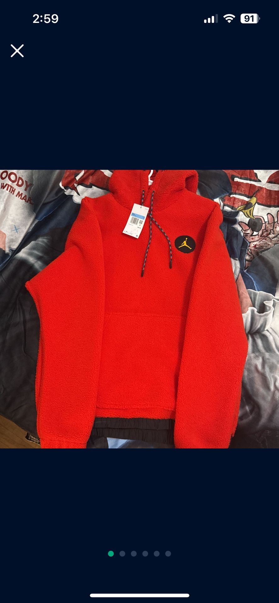 Jordan Fleece Size Medium men’s