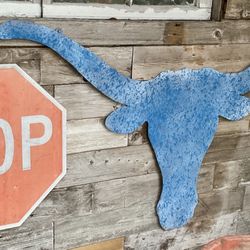 Longhorns Metal Sign