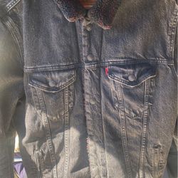 Levi’s Jean Trucker Sherpa Jacket Rare Vintage Justin Timberlake 