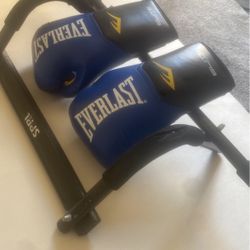 Boxing Gloves And Pull Up Bar 