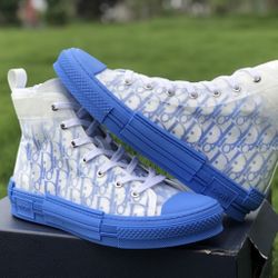 Blue And White Christian Dior Sneakers All Sizes