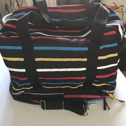 Great Striped Weekender Bag