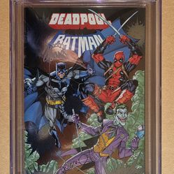 Marvel DC Deadpool Batman 1 (Signature  Series CGC  9.8) x7 Mark Bagley Foil Variant Edition