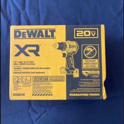 DeWALT DCD801B 20V MAX XR Brushless Cordless 1/2-in. Drill/Driver, New In Box Tool u
