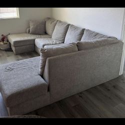 Gray Sectional Couch  