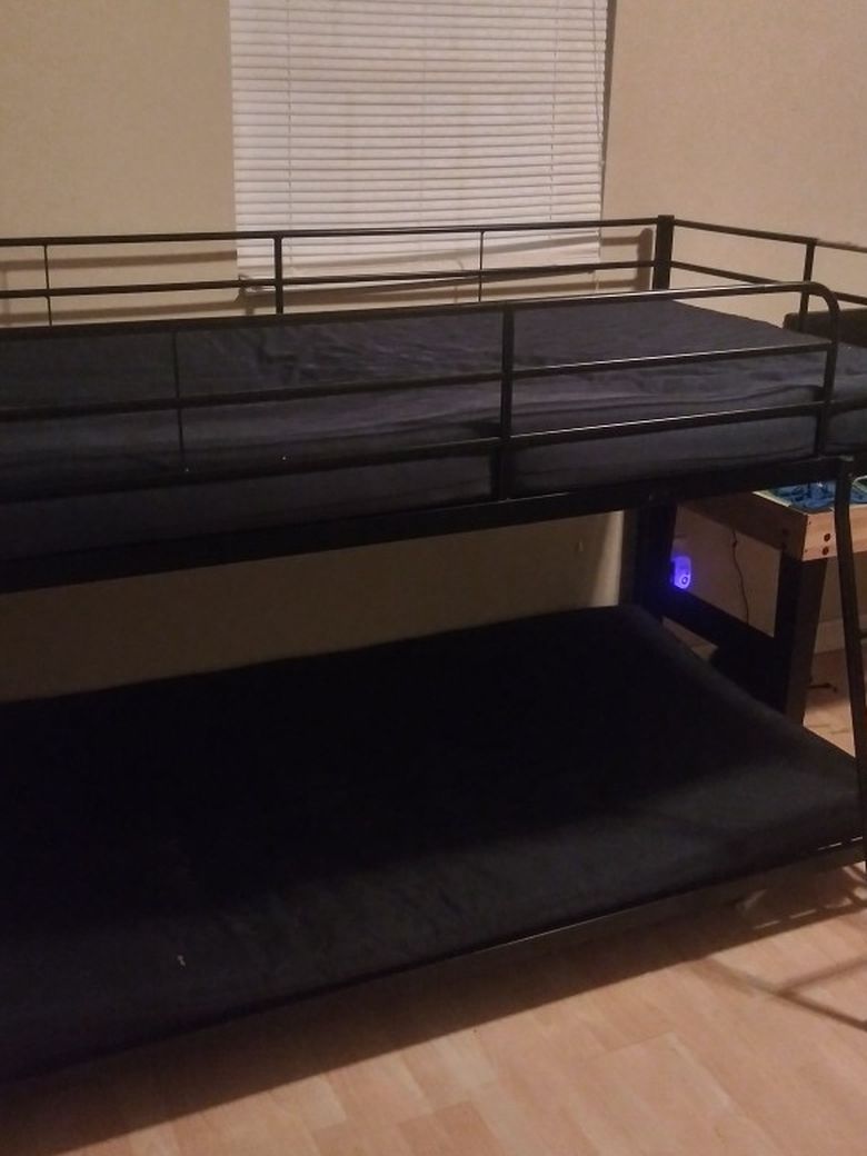 Twin Bunk Beds With Mattresses