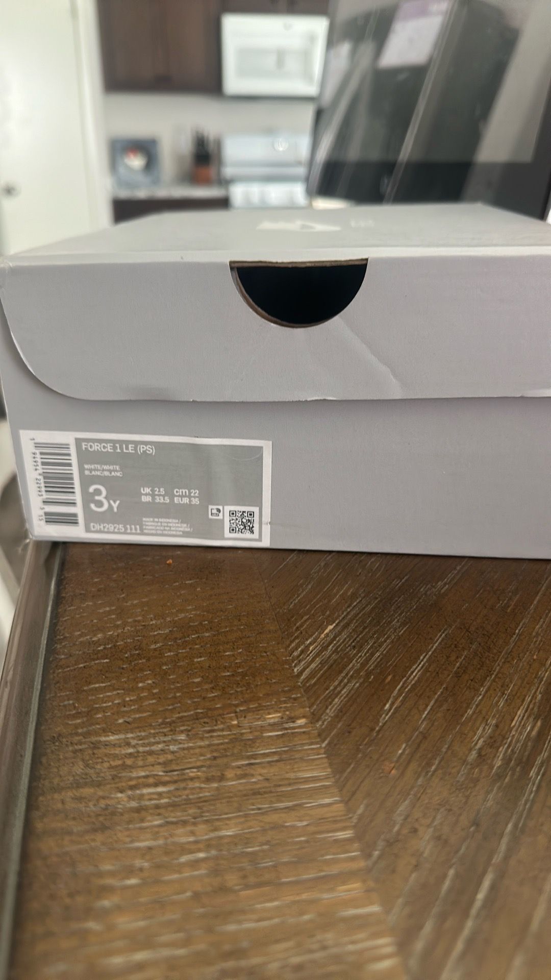 Nike Force 1 tennis shoes size 3Y