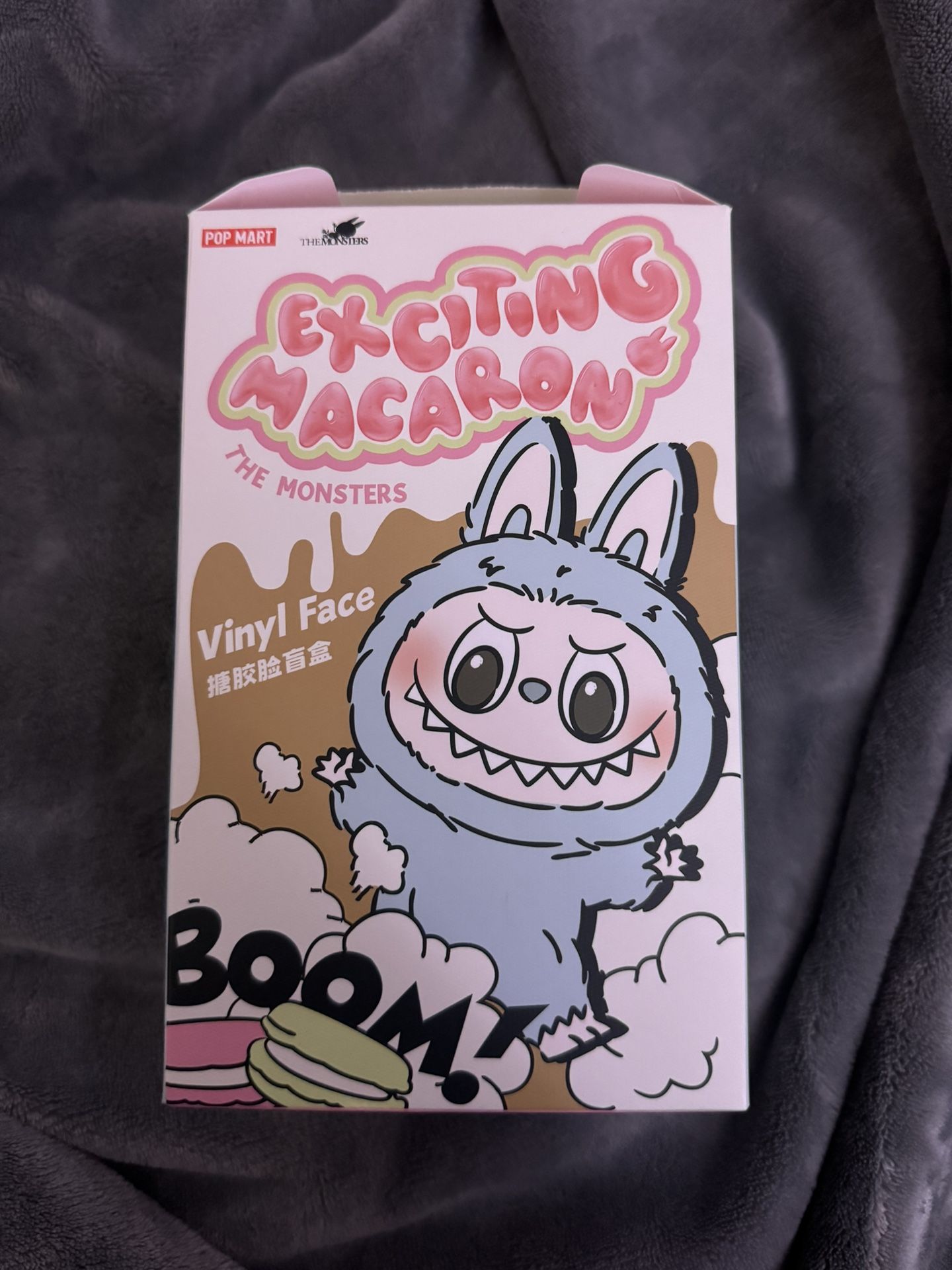 アイドル LABUBU Exciting Macaron SeaSaltCoconut Labubu The Monsters Exciting Macaron Vinyl Face Series Sea
