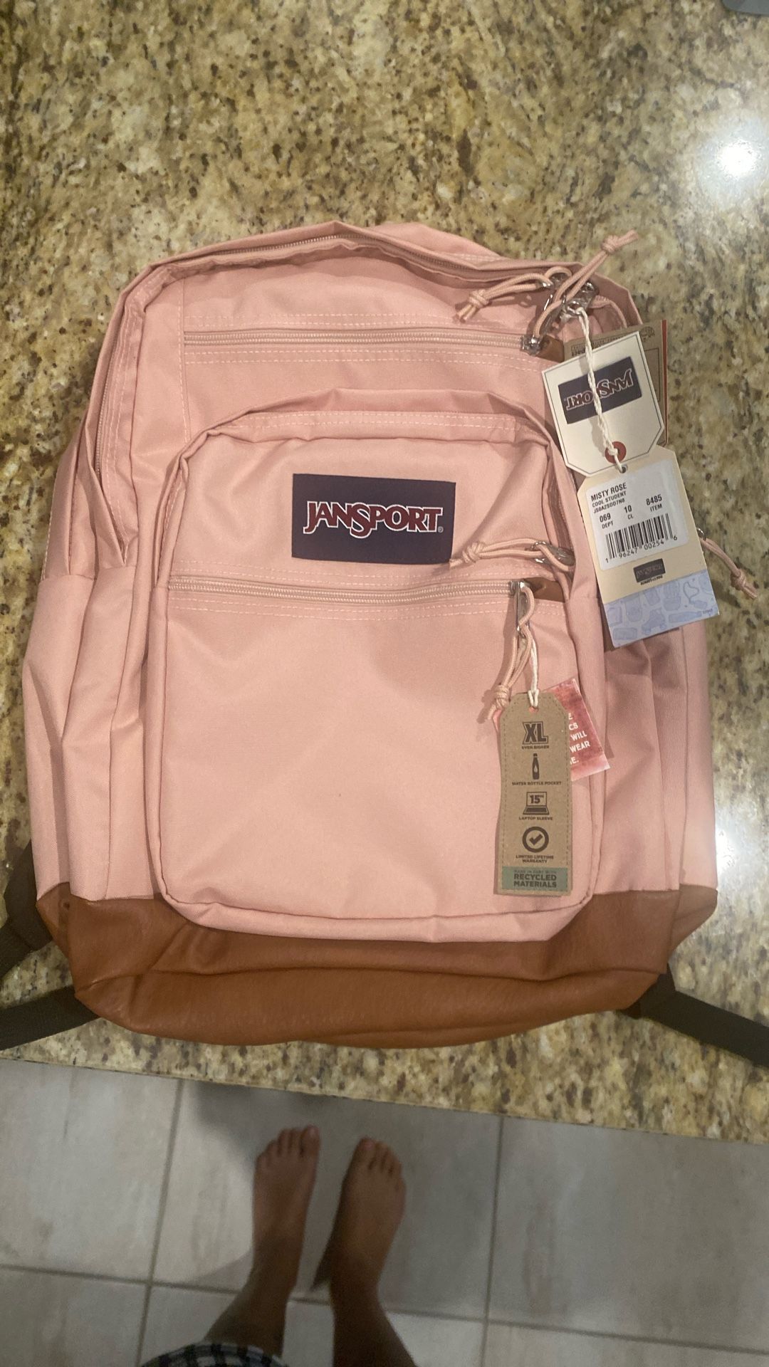 JanSport Cool Backpack, with 15-inch Laptop Sleeve - Large Computer Bag Rucksack with 2 Compartments, Ergonomic