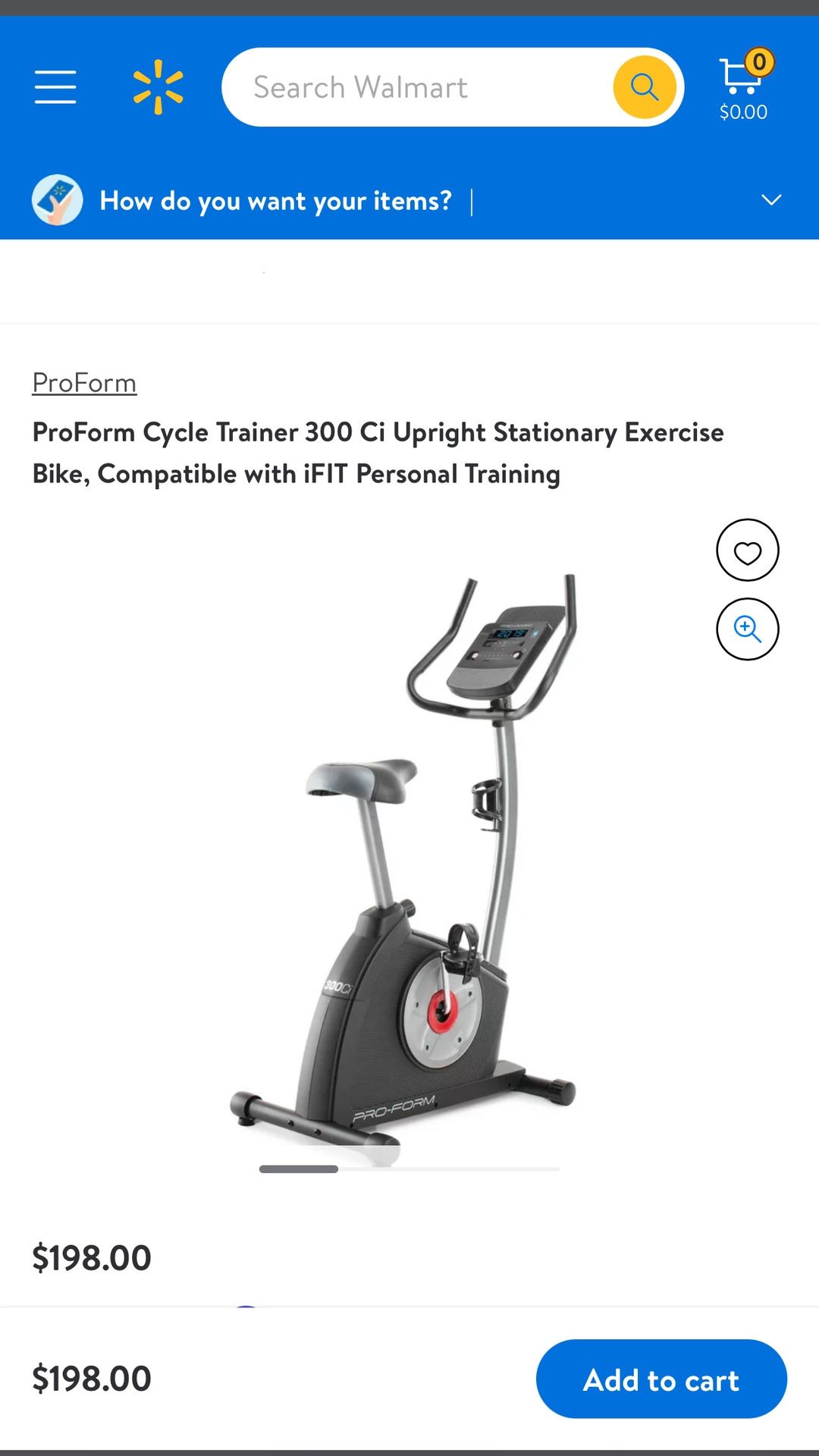 cycle trainer proform upright bike 225 csx