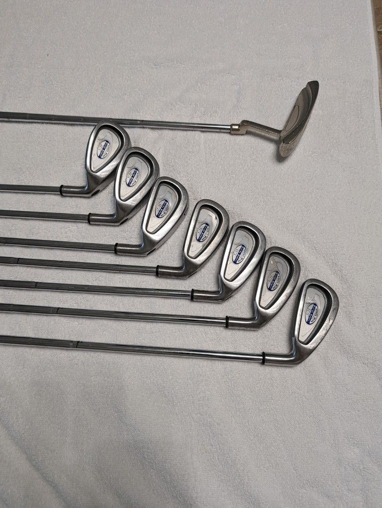 Turbo Power Golf Clubs - Irons Set 3-9 & Putter