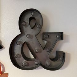 Marquee Letters Wall Decor