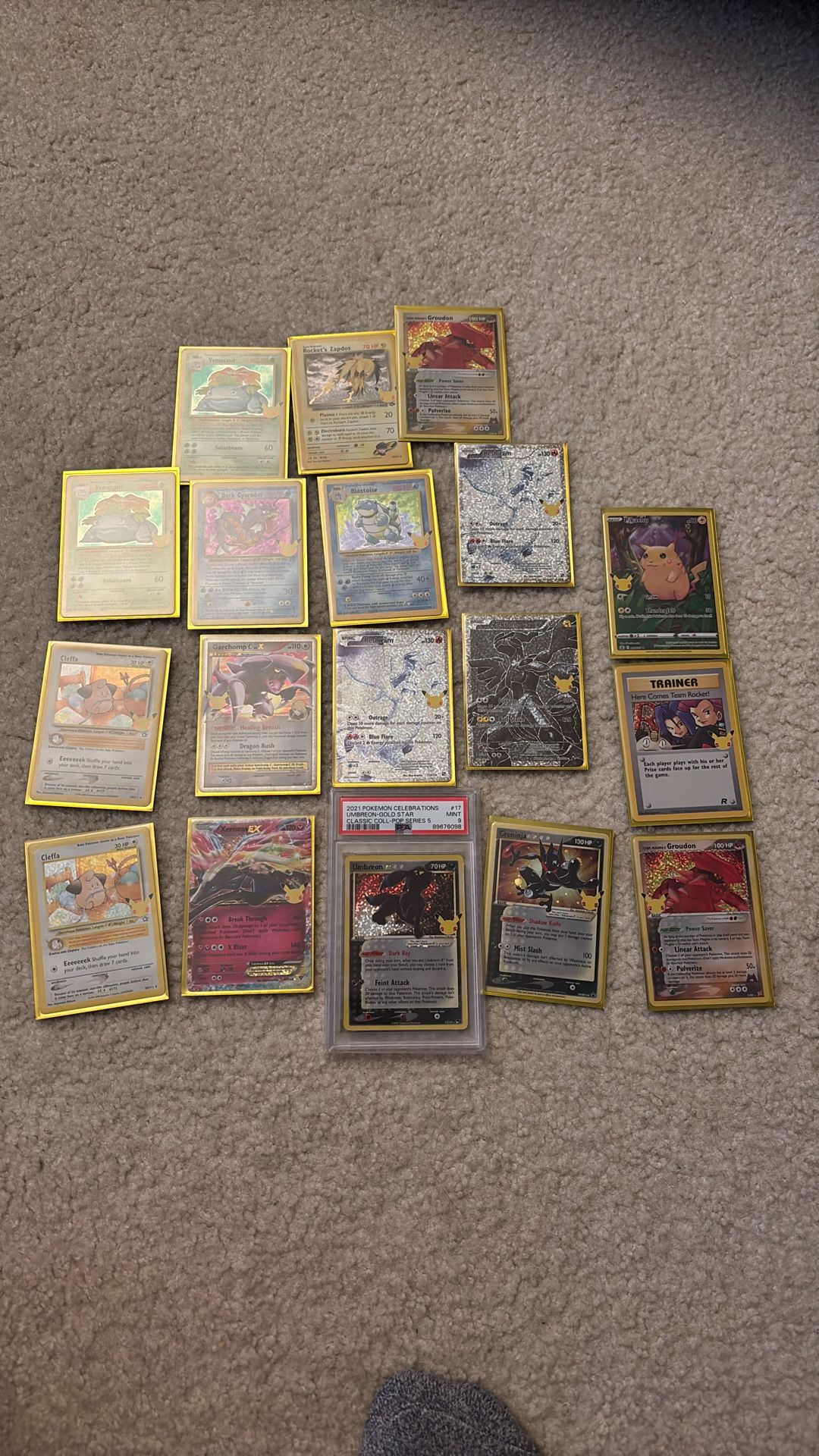 Pokemon Cards 25th Celebration Lot (near Mint)