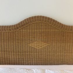 Rattan Headboard Queen-Full