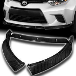 For 2014-2016 Toyota Carbon Fiber Front Bumper Spoiler Lip 2-PU-570-R-RCF