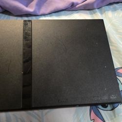 PS2 Console (Slim) With Grand Theft Auto San Andreas Game