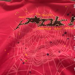 pink spider hoodie