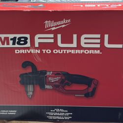 Milwaukee M18 FUEL GEN I| 18V Lithium-lon Brushless Cordless 1/2 in. Hole Hawg Right Angle Drill (Tool-Only)