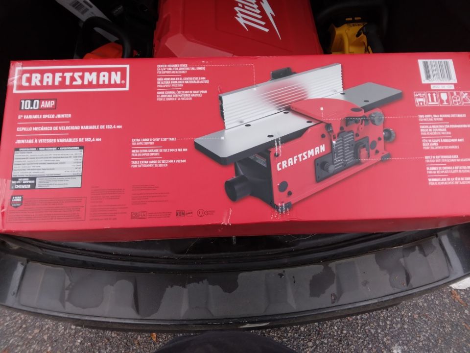 CRAFTSMAN Benchtop Jointer, 10-Amp
