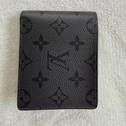 Authentic Louis Vuitton Multiple Wallet (Monogram Eclipse)