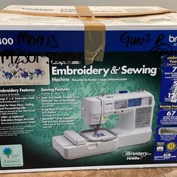 Brother SE400 Embroidery & Sewing Machine and Various Threads/Accessories