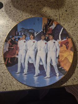 The Beatles Collector Plate Gold Rim