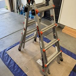 Little Giant 17 ft ladder with Leg Levelers
