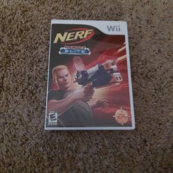 Nerf N- Strike Elite Wii Game With Instruction Booklet