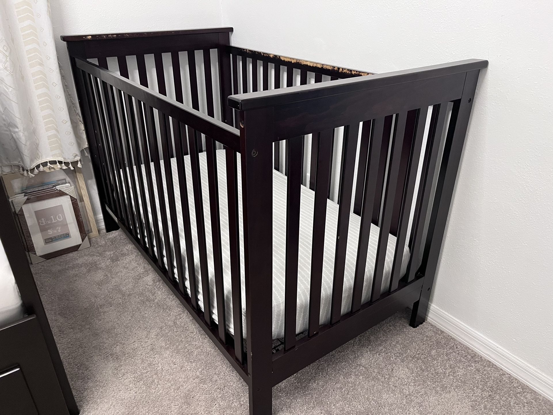 Baby Crib + Mattress
