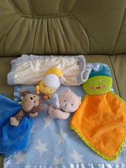 Baby blankets toys brand new