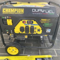 Champion Dual Fuel Generator 