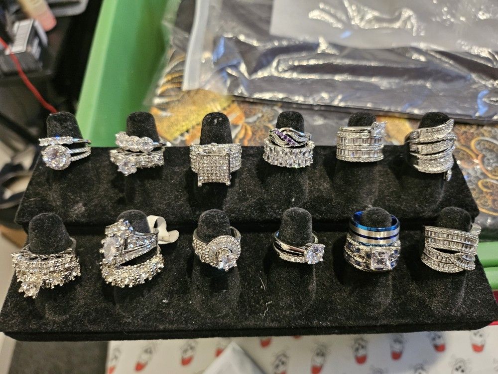 Rings All New Different Sizes