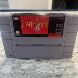Final Fantasy 2 For Super Nintendo SNES 