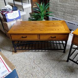 Mission Style Coffee Table &End Table