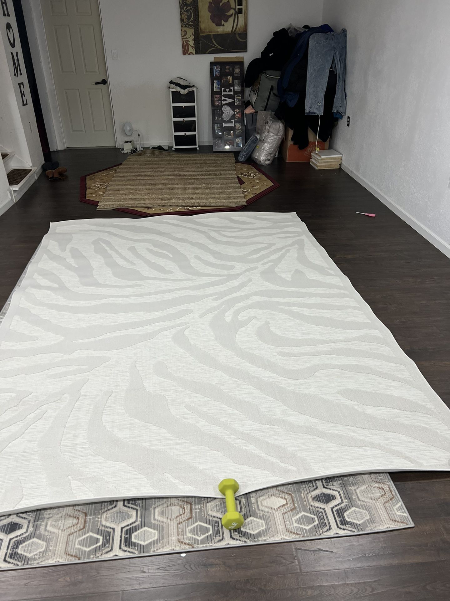 Livabliss Greenwich 7'10"x10' Rectangle Woven Indoor and Outdoor Area Rugs Cream