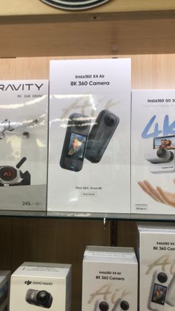 Insta360 X4 Air 360 Action Camera Started Bundle Black Brand New