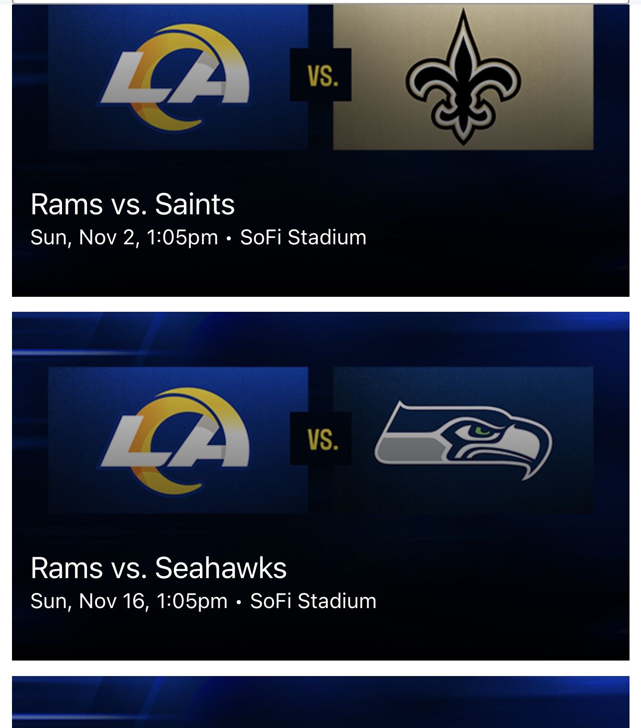 Los Angeles Rams Tickets