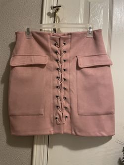 Falda de suede, talla L