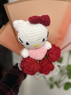 Hello Kitty Plush Flowers Bouquet