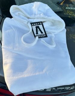 White Pull Over Hoodie On Sale ⚪️🔥  🔥☑️