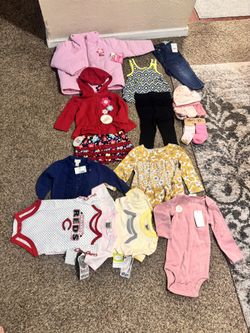 New Baby’s Clothes Size 3-6,6-9-12-18 All For 35$ 
