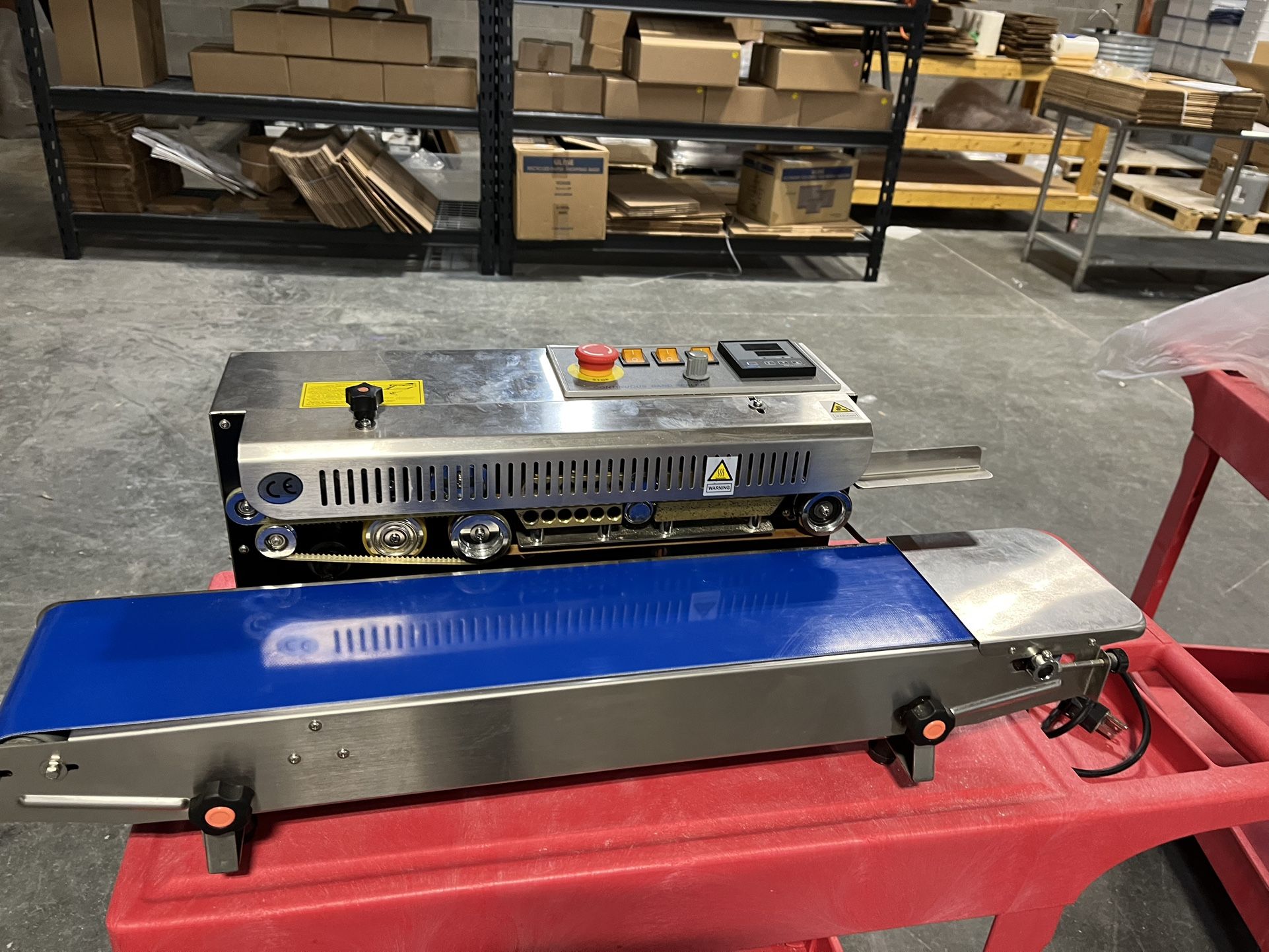 CBS-880 Continuous Band Sealer With Cart - 4 Available