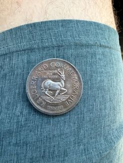 Krugerrand Commemorative 1 Troy Oz Silver Coin